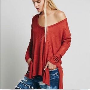🌟🌟SOLD🌟🌟Free People Sunset Thermal - Rust